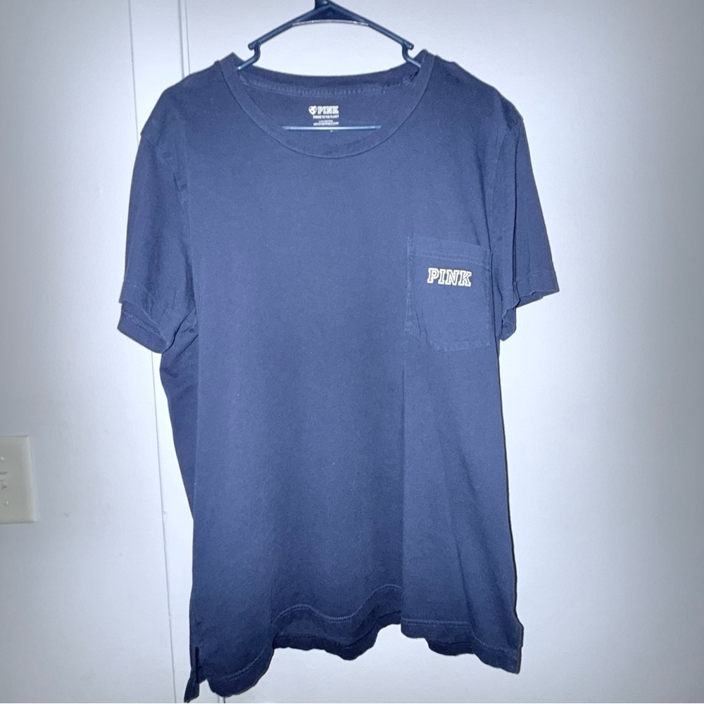 PINK Victoria's Secret Navy Short Sleeve Tee